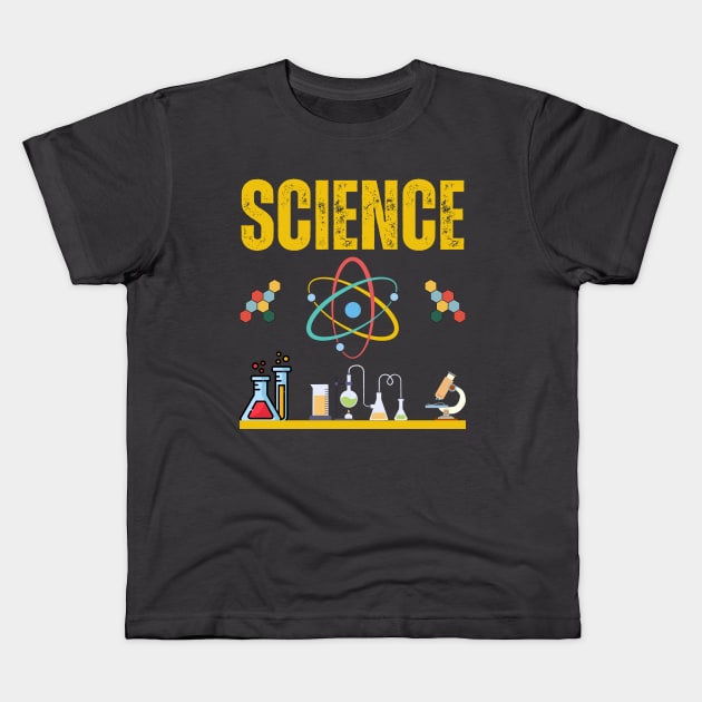 Science 'Exploring the Wonders of Science Kids T-Shirt by Syntax Wear